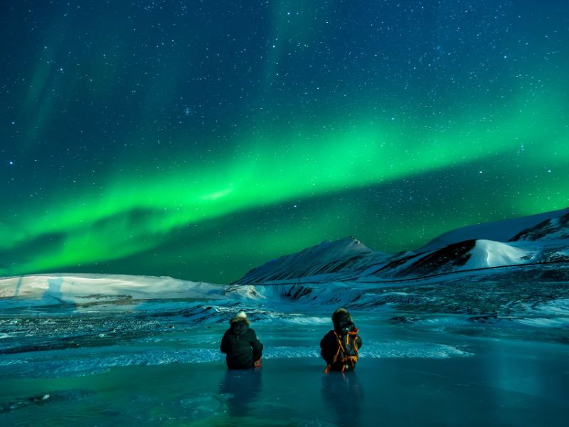 Aurora boreal en Islandia